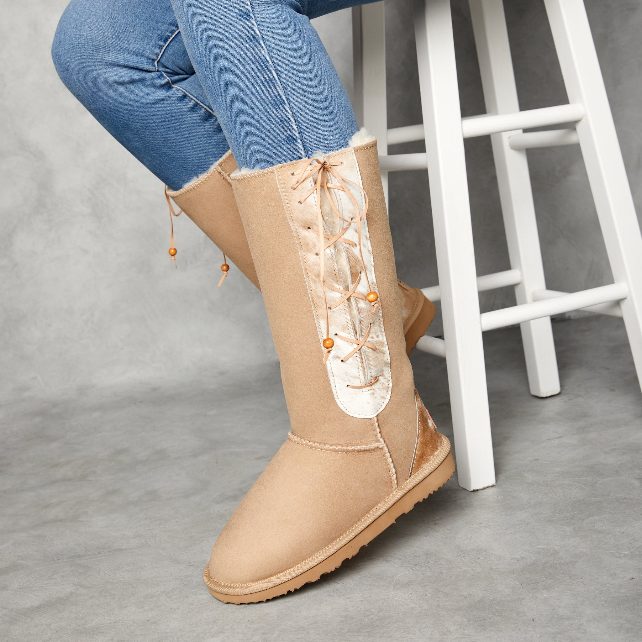 Women s Lace Up Calf Tall UGG Since 1974