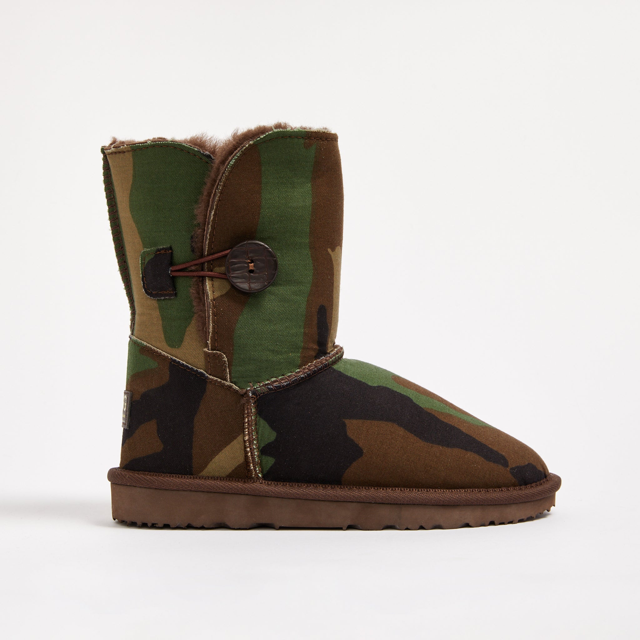 Green deals camo boots