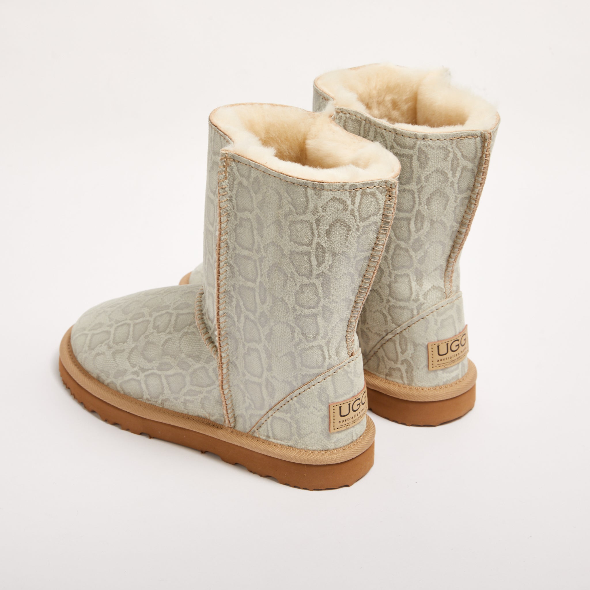 Ugg classic short shop metallic snake boot