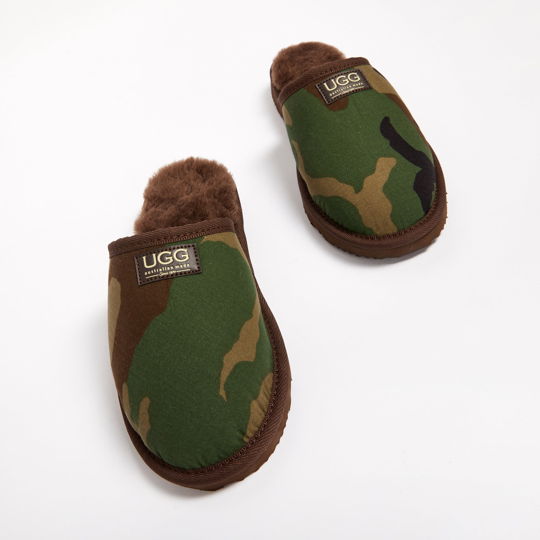 Mens best sale camo slippers