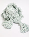 Oversized Chunky Cable Knit Scarf