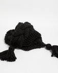 Oversized Chunky Cable Knit Scarf