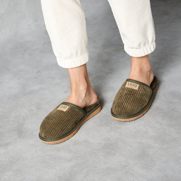 Men&#39;s Corduroy Classic Slippers