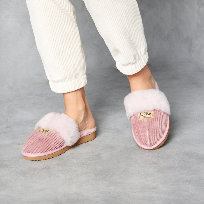 Women&#39;s Corduroy Designer Slippers