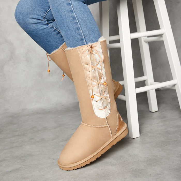 Women&#39;s Lace Up Calf Tall