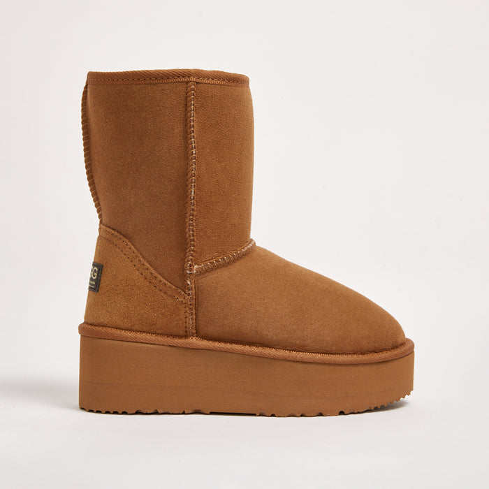 Women&#39;s Platform Classic Mid Natural