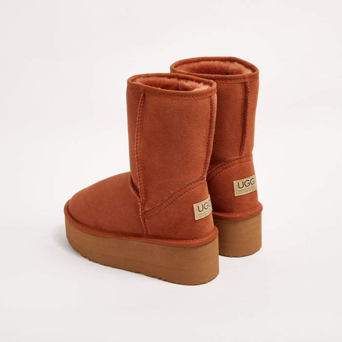 Women&#39;s Platform Classic Mid Natural