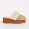 Women's Platform Designer Slipper Natural