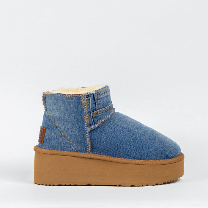 Women&#39;s Classic Ultra Mini Platform Denim