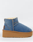 Women's Classic Ultra Mini Platform Denim