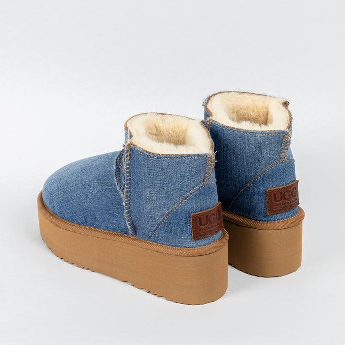 Women&#39;s Classic Ultra Mini Platform Denim