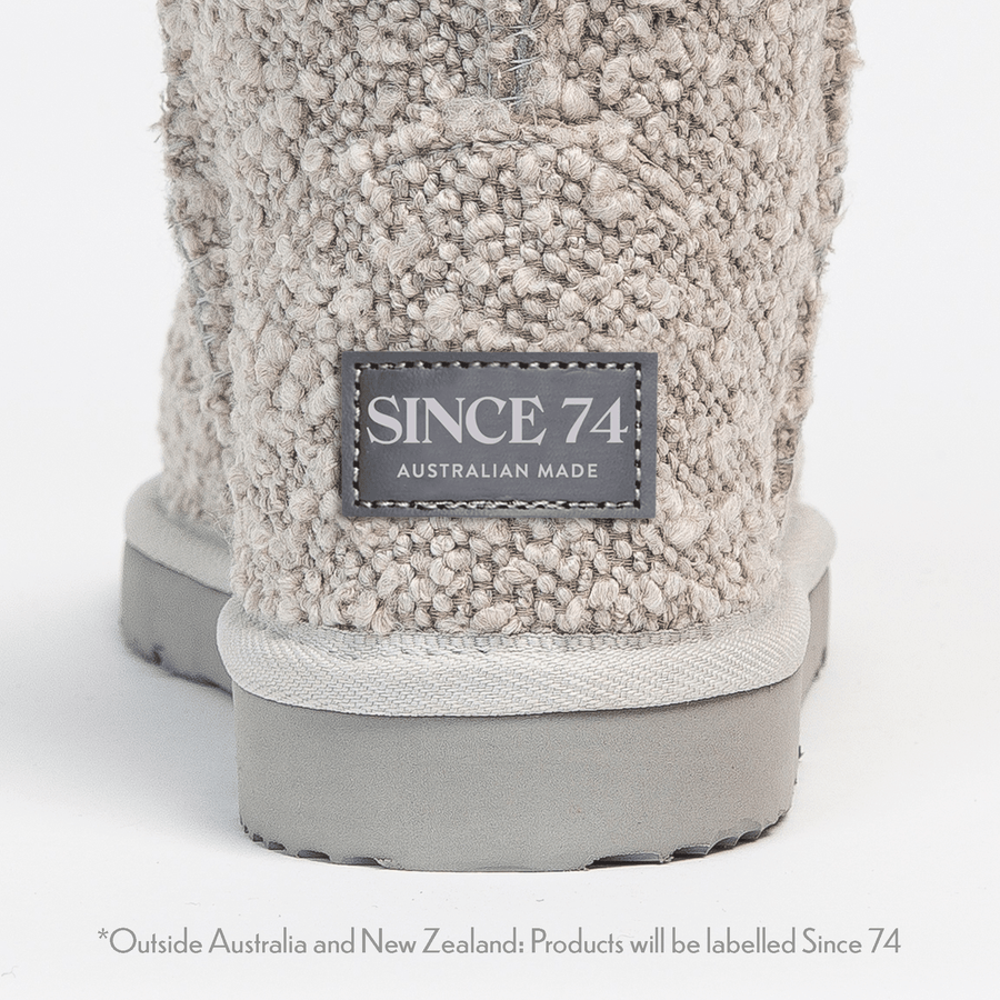 Women's Boucle Button Mid