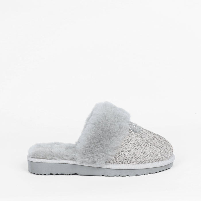 Women&#39;s Luxe Boucle Designer Slippers