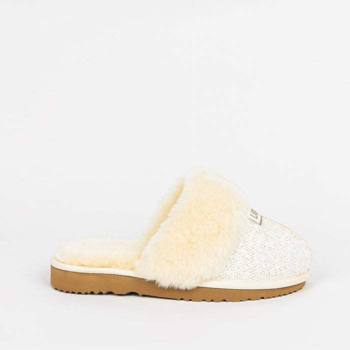 Women&#39;s Luxe Boucle Designer Slippers