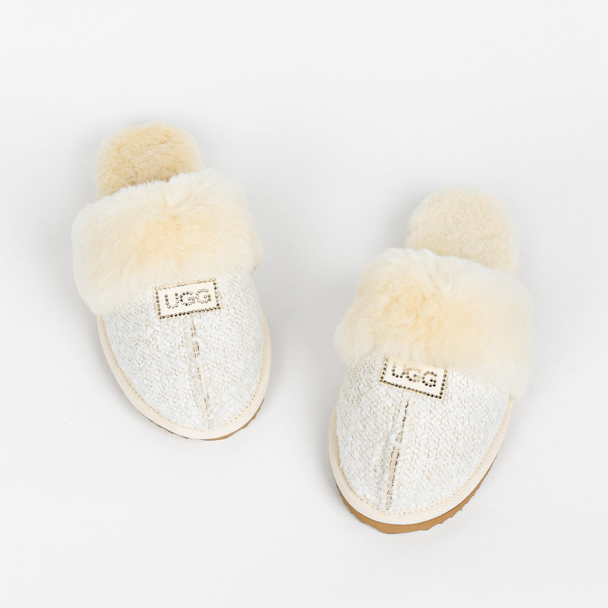 Boucle Designer Slippers Women s Genuine Australian made sheepskin UGG slippers UGG Since 1974