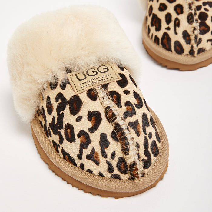 Women&#39;s Designer Slipper Baby Leopard