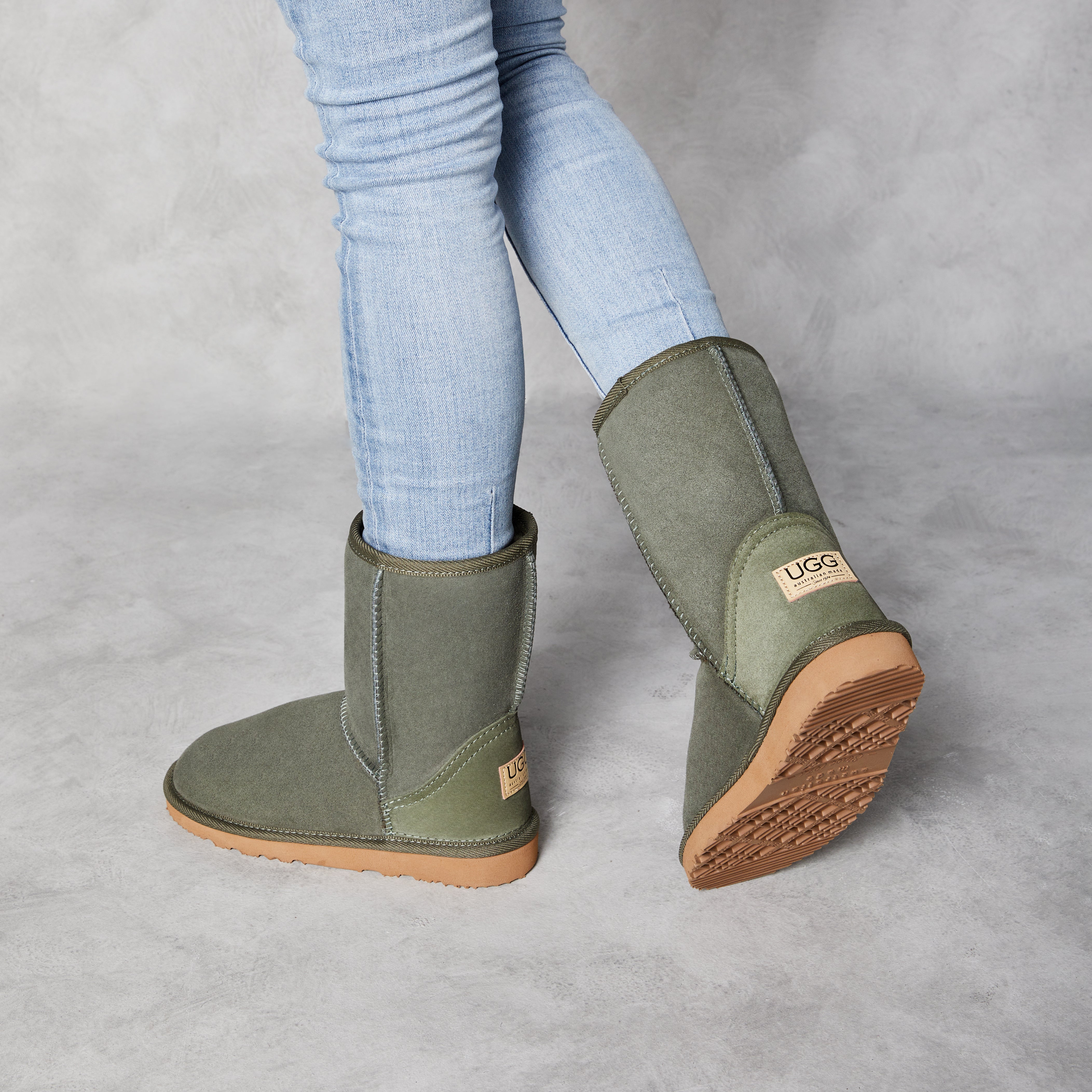 Women s UGG boots Classic Mid Natural UGGs handmade in Australia UGG Since 1974