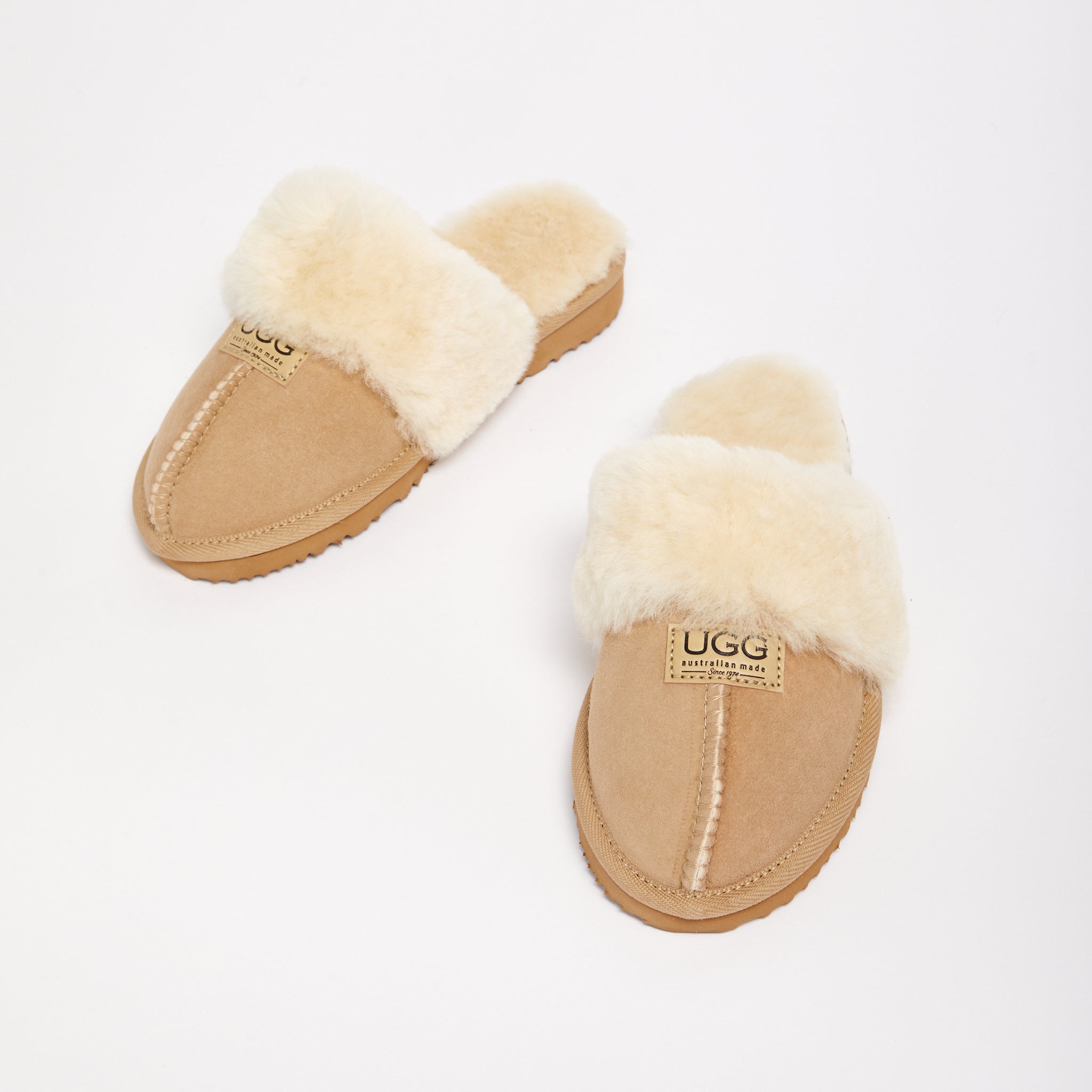 Australian Made Designer Slipper Women s Genuine Australian made sheepskin UGG slippers UGG Since 1974