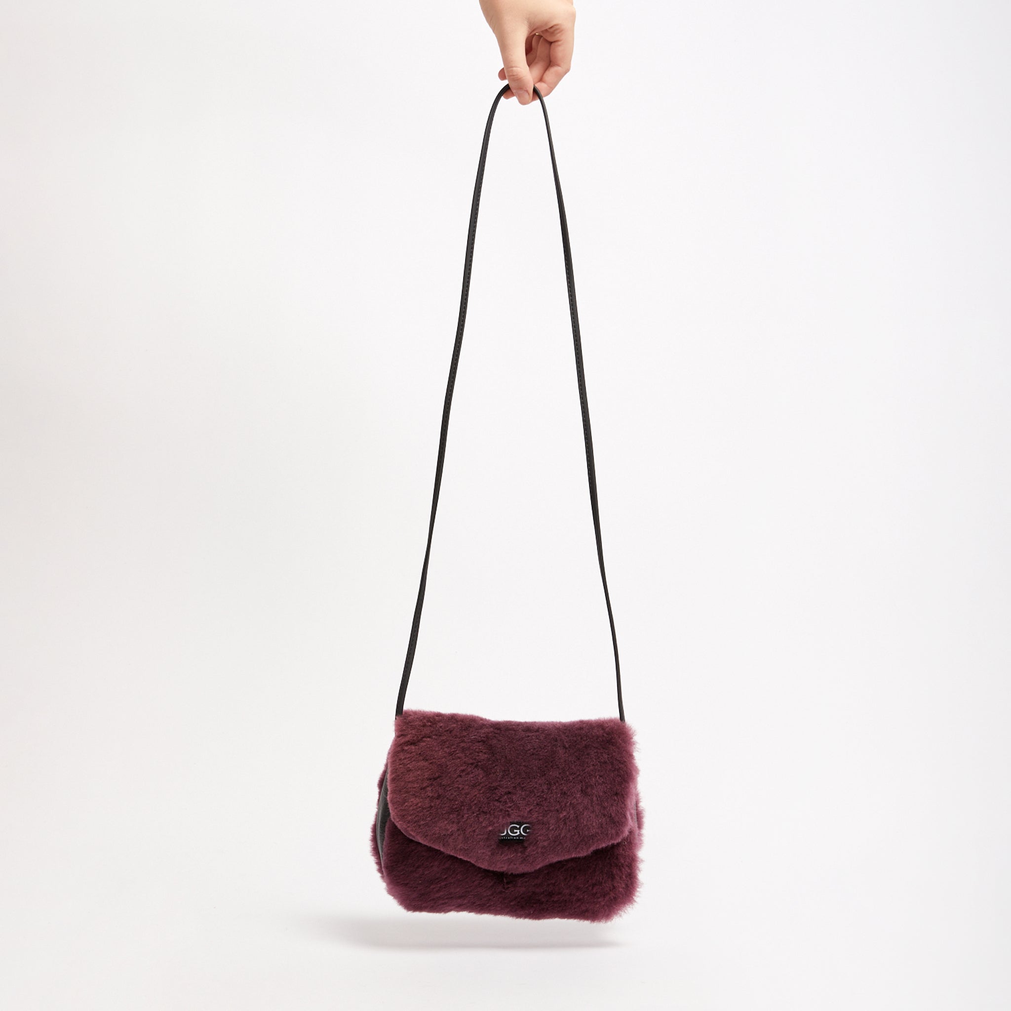 Ugg shops Burgundy Crossbody Bucket Bag