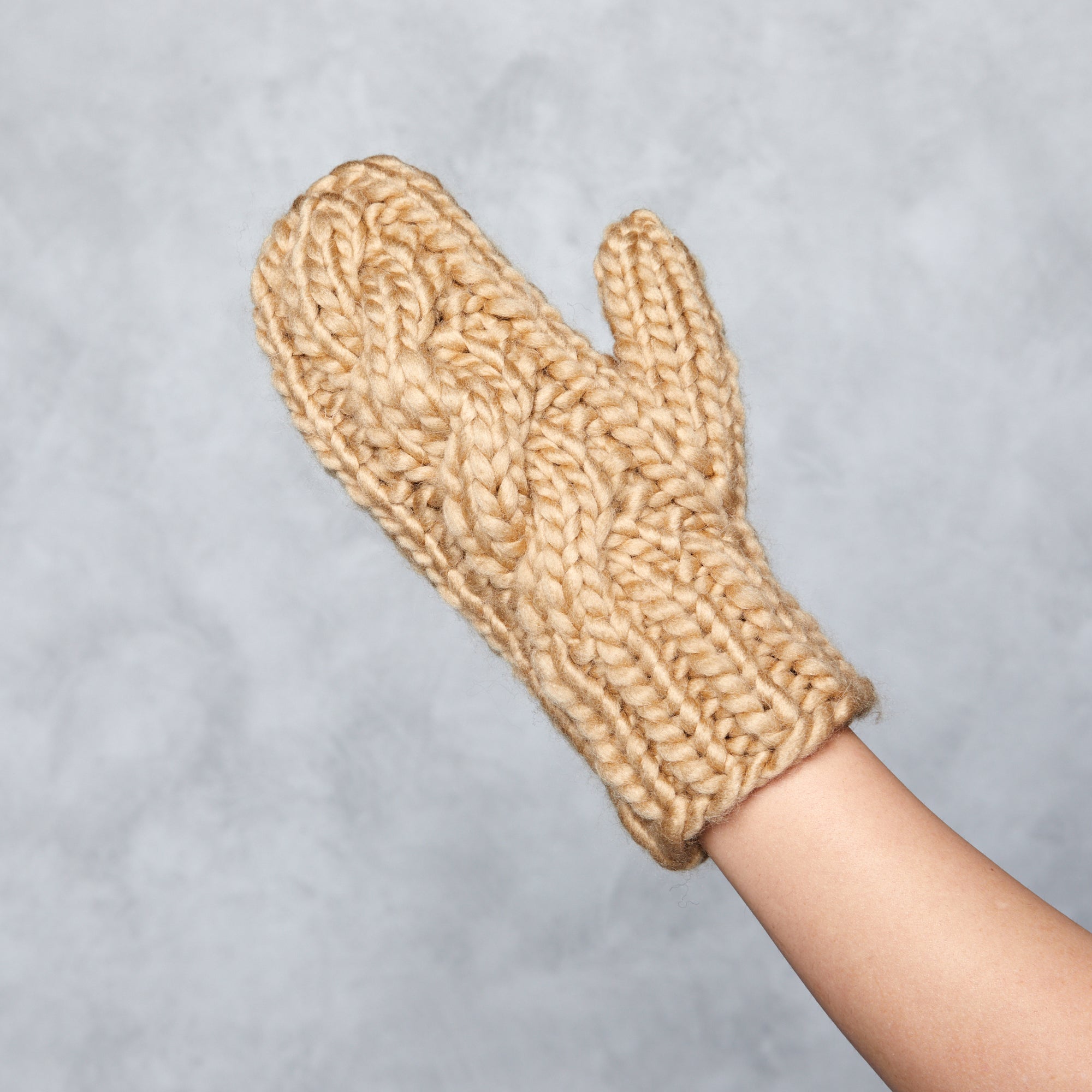 Wool Knitted Mittens