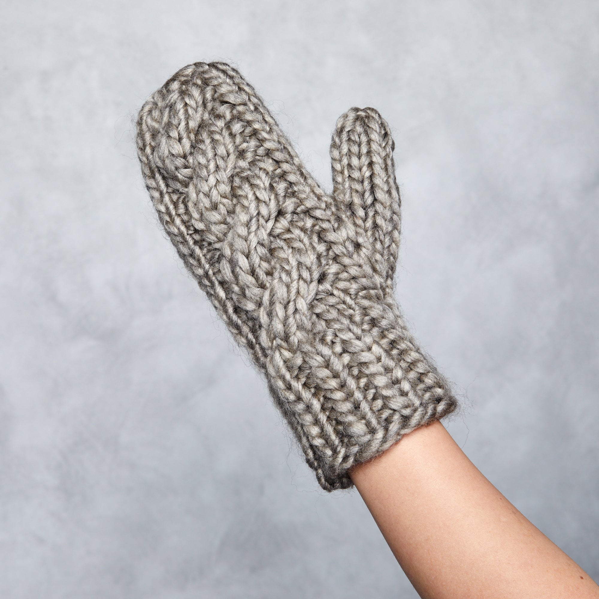 Wool Knitted Mittens