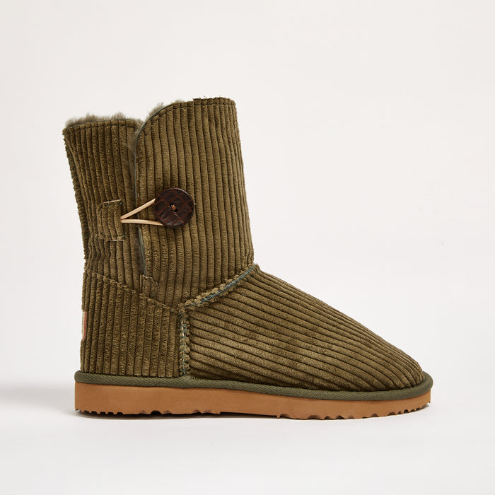 Women&#39;s Corduroy Burleigh Button Mid