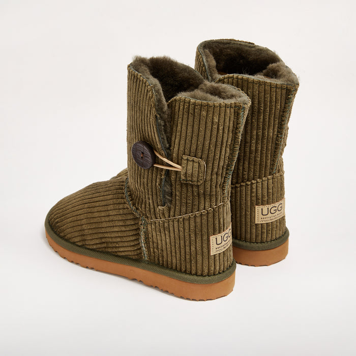 Women&#39;s Corduroy Burleigh Button Mid