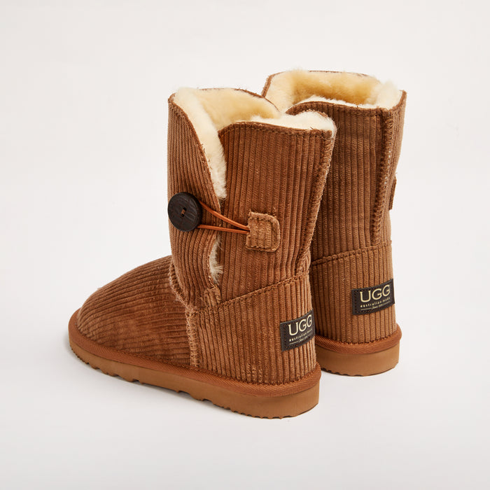 Women&#39;s Corduroy Burleigh Button Mid