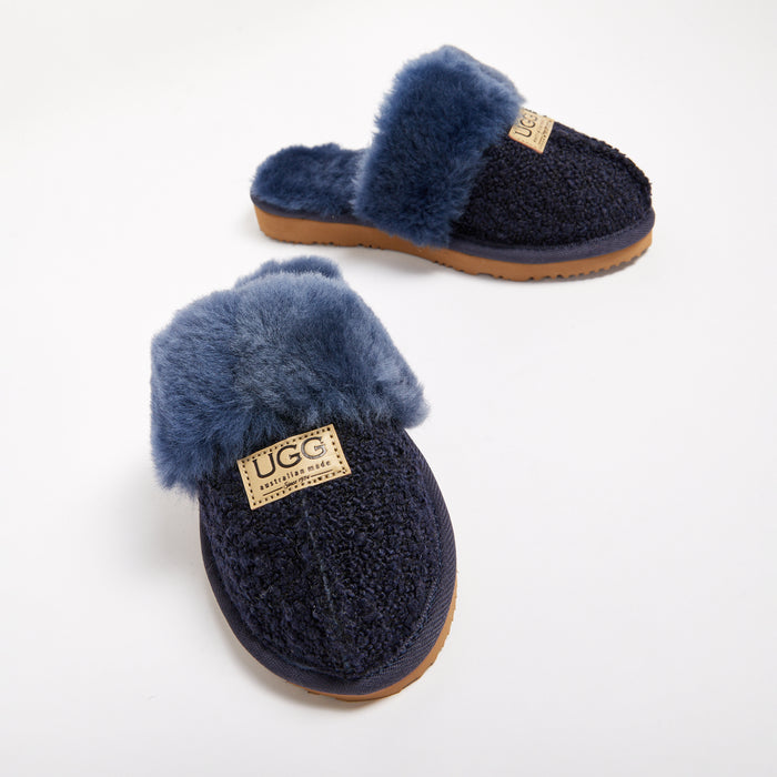 Women&#39;s Boucle Designer Slippers