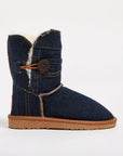 Women's Denim Button Mid