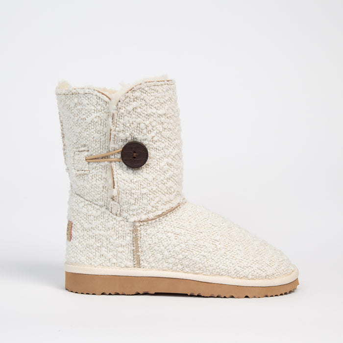 Women&#39;s Boucle Button Mid