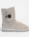 Women's Boucle Button Mid