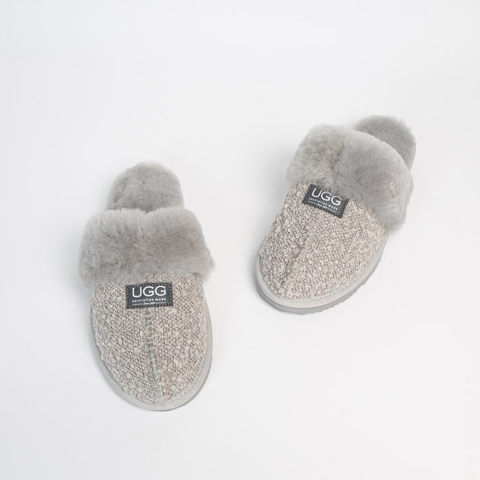 Women&#39;s Boucle Designer Slippers