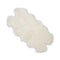 Ivory white Quad sheepskin rug online sale by UGG Australian Made Since 1974